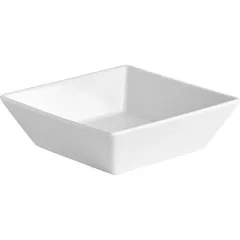 Salad bowl “Classic” square  porcelain  350ml , H=42, L=140, B=140mm  white