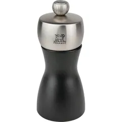 Мельница для соли «Фиджи» металлический механизм бук,сталь нерж. ,H=12см черный
