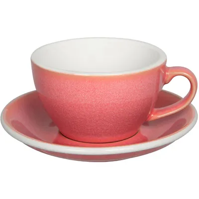 Чашка чайная «Эгг» фарфор 250мл кораллов., Цвет: Коралловый, изображение 2