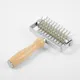 Валик для теста сталь нерж. ,L=19,5,B=13,5см металлич.,деревян., изображение 2