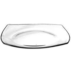 Тарелка «Эклисси» стекло ,H=20,L=173,B=173мм прозр.
