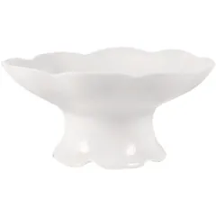 Ваза для варенья «Елена» фарфор D=105,H=52мм белый