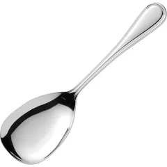 Serving spoon “Anser”  stainless steel , L=225/91, B=2mm  metal.