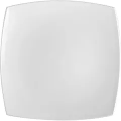 Plate “Squadrato” small glass D=1,H=1,L=260,B=260mm white