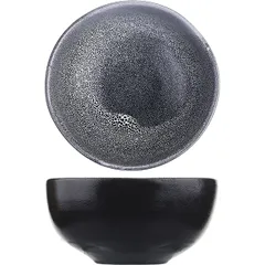 Rosette “Milky Way” porcelain 200ml D=10cm black,white
