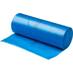 Disposable pastry bag 80 microns [100 pcs]  polyethylene , L=65cm  blue.