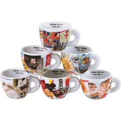 Чашка кофейная «Bella Italia 1» для эспрессо с декором 70мл D=6см, изображение 4