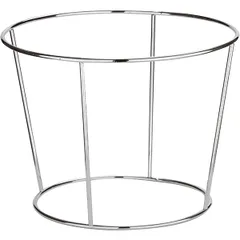 Stand for tray  chrome-plated steel  D=25, H=20cm  chrome-plated.