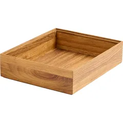 Ящик для подачи дуб ,H=8,L=32,B=26см коричнев.