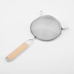 Сито с ручкой сталь нерж.,дерево D=138,L=300,B=50мм, изображение 2