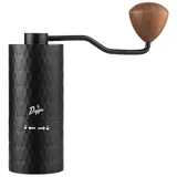 Manual coffee grinder (45g coffee)  stainless steel  D=59, H=146mm  black