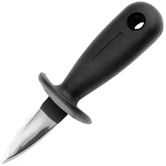 Oyster knife  stainless steel, polyamide , L=155/55, B=45mm  black, metallic.