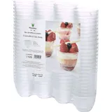 Креманка набор[100шт] полистир.пищ. 120мл D=72,H=51мм прозр.