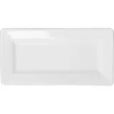 Блюдо «Кунстверк» прямоугольное фарфор ,H=17,L=245,B=150мм белый