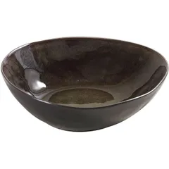 Salad bowl “Pure” ceramics 0.7l D=200,H=55,B=170mm gray