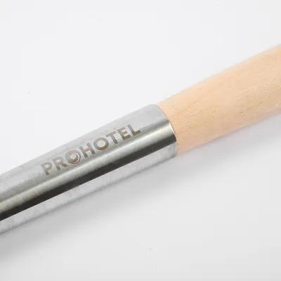 Лопатка кухонная с деревянной ручкой сталь нерж.,дерево ,L=47,5/10,5,B=12см, изображение 3