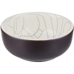 Salad bowl “Day and Night” ceramics 300ml D=125,H=50mm white,black