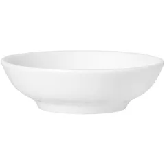 Plate “Coop White” deep  bone porcelain  D=80, H=25mm  white