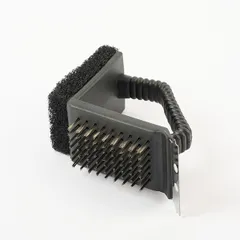 Щетка для гриля 3 в 1 сталь нерж.,полипроп. ,H=100,L=125,B=60мм черный