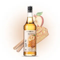 Сироп «Яблочный Пирог» Pinch&Drop стекло 1л D=85,H=330мм желт.