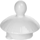 Крышка для кофейника «Спайро» 340мл фарфор D=4см белый