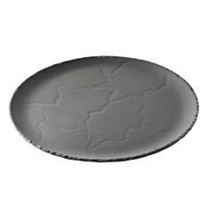 Pizza dish “Basalt” ceramics D=285,H=20mm black,matte