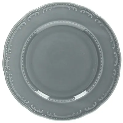 Тарелка «В.Виена Шарм» мелкая фарфор D=280,H=24мм серый, Цвет: Серый, Диаметр (мм): 280