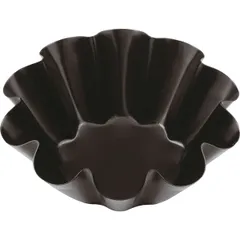 Brioche baking pan steel,anti-stick coating D=100,H=34mm black