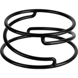 Подставка фуршетная пластик D=24,8/22,9,H=11,5см черный