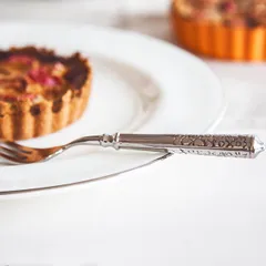 Вилка для пирожного «Сан Ремо» хромоник. сталь ,L=16,7см хромиров., изображение 2