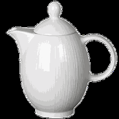 Coffee pot “Spyro” porcelain 340ml D=46,H=165,L=155,B=95mm white