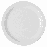 Тарелка поликарбонат D=20,3см белый