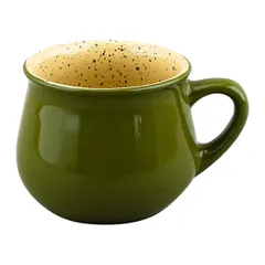 Чашка чайная «Оазис» керамика 250мл D=85,H=65мм зелен.,бежев.