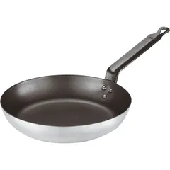 Professional frying pan  aluminum, teflon  D=24, H=6, L=43 cm  black, silver.