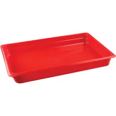 Gastronorm container (1/1) without lid  polyprop. , H=65, L=530, B=325mm  red