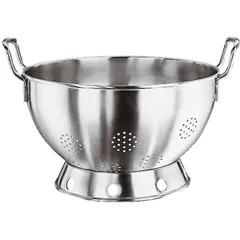 Colander stainless steel 9.5l D=32,H=18cm metal.