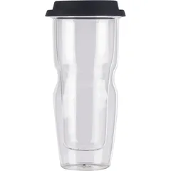 Стакан для горячих напитков «Термик Глас» двойные стенки хр.стекло 460мл D=92,H=190мм прозр., изображение 2