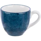 Чашка кофейная «Аида» для эспрессо с декором фарфор 80мл синий