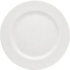 Small plate with a wide side  porcelain  D=26cm  white