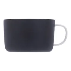 Чашка кофейная «Вейв» фарфор 220мл D=90/80,H=58,L=110мм черный, изображение 4