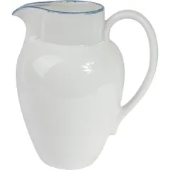 Jug "Blue Dapple"  porcelain  0.6 l  white, blue