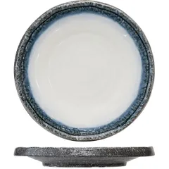 Plate ceramics D=265,H=35mm white,gray