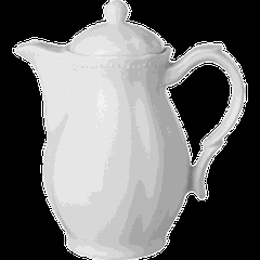 Кофейник «В.Виена» фарфор 0,6л ,H=17,5,L=16,5см белый