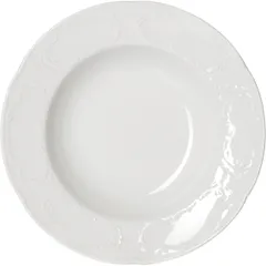 Тарелка глубокая «Моцарт» фарфор 350мл D=23,H=9см белый