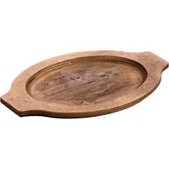 Подставка овал. для сковор. 4020303 дерево ,H=2,L=34,B=23см коричнев.