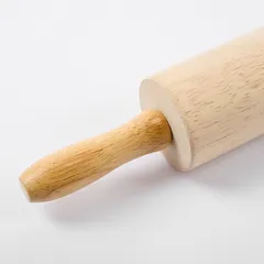 Скалка дерево D=7,L=59/38см св. дерево, изображение 2