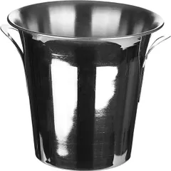 Ведро для шампанского сталь 3,9л D=24,5/14,H=21,B=21,5см металлич., изображение 2