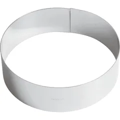 Кольцо кондитерское сталь нерж. D=20,H=6см металлич.