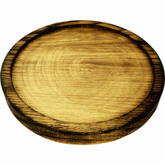 Board for serving  oak  D=240, H=25mm  St. wood, theme wood