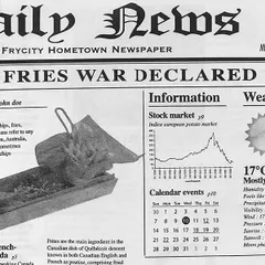 Бумага для конусов и сэндвичей «Газета»[200шт] ,L=17,5,B=17,5см